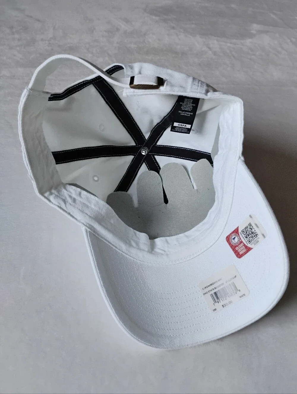 NWT Ohio State Buckeyes White Hat | '47 Brand Relaxed Fit | OSFA